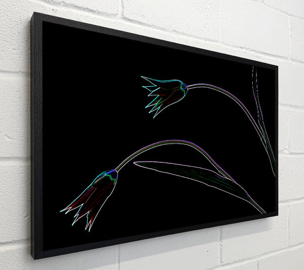 Abstarct Neon Floral 27