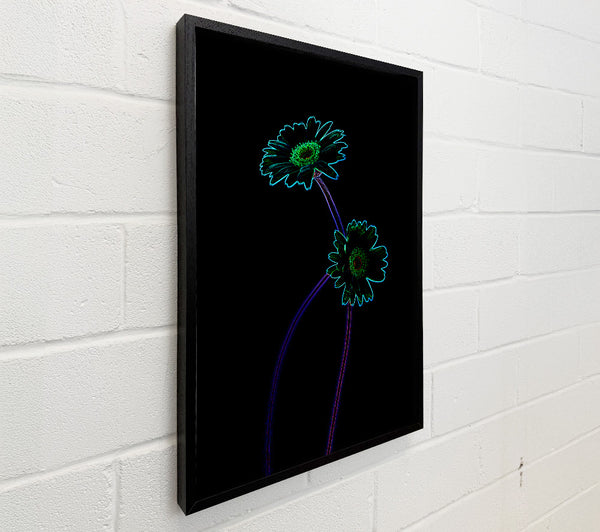 Abstarct Neon Floral 26