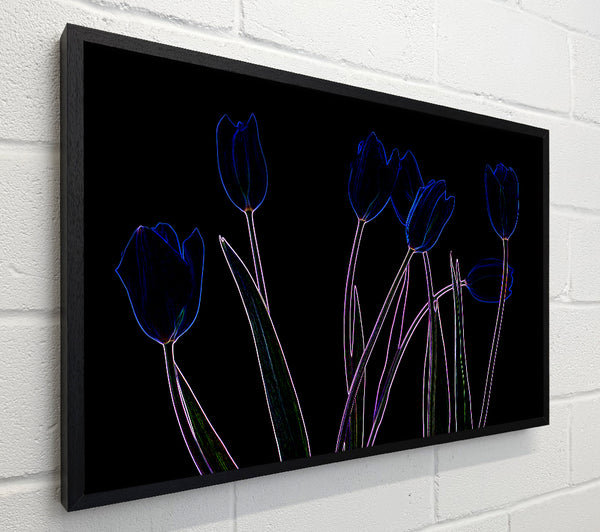 Abstarct Neon Floral 23