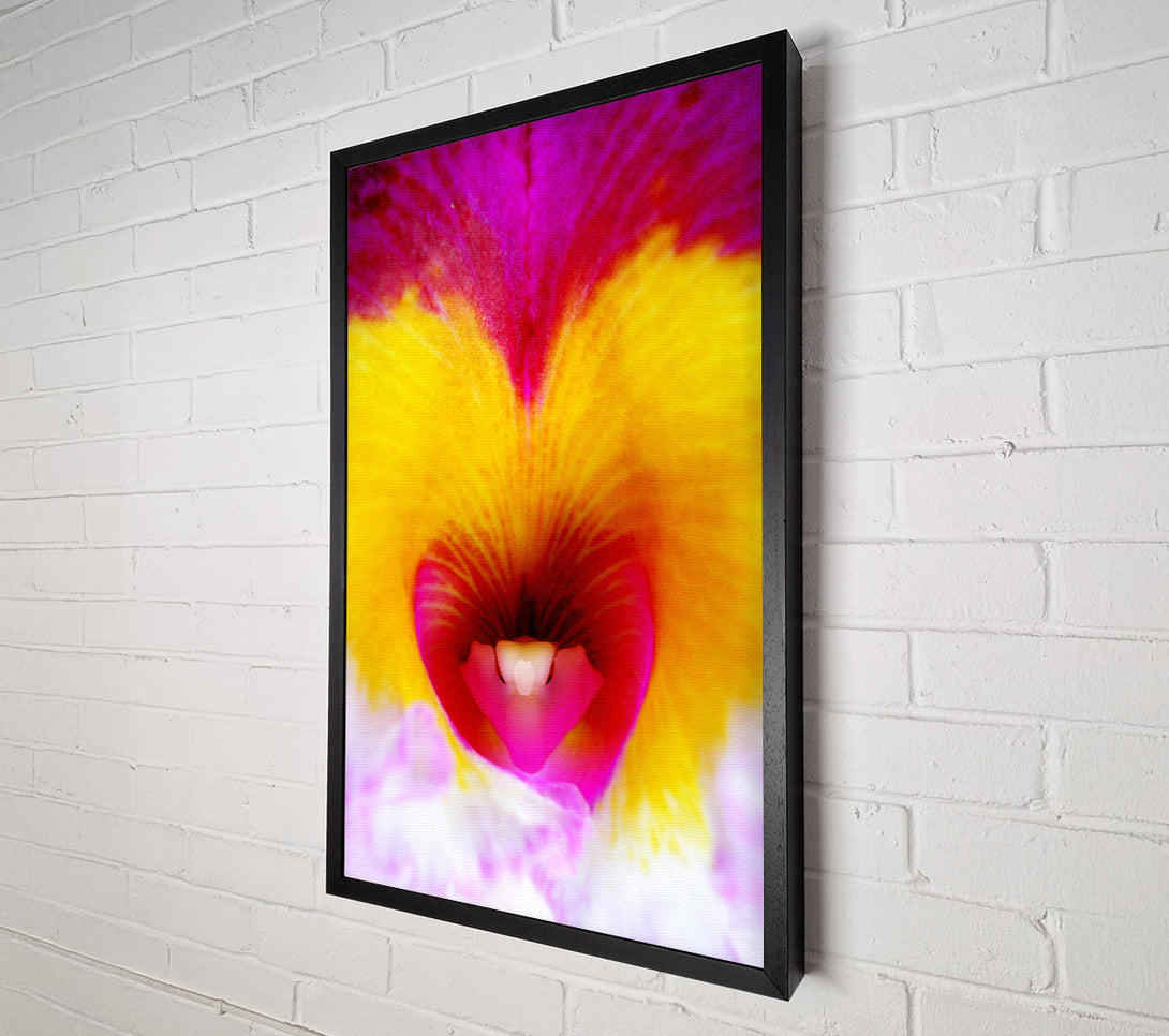  A Canvas Print of Flower Lips Canvas Wall Art