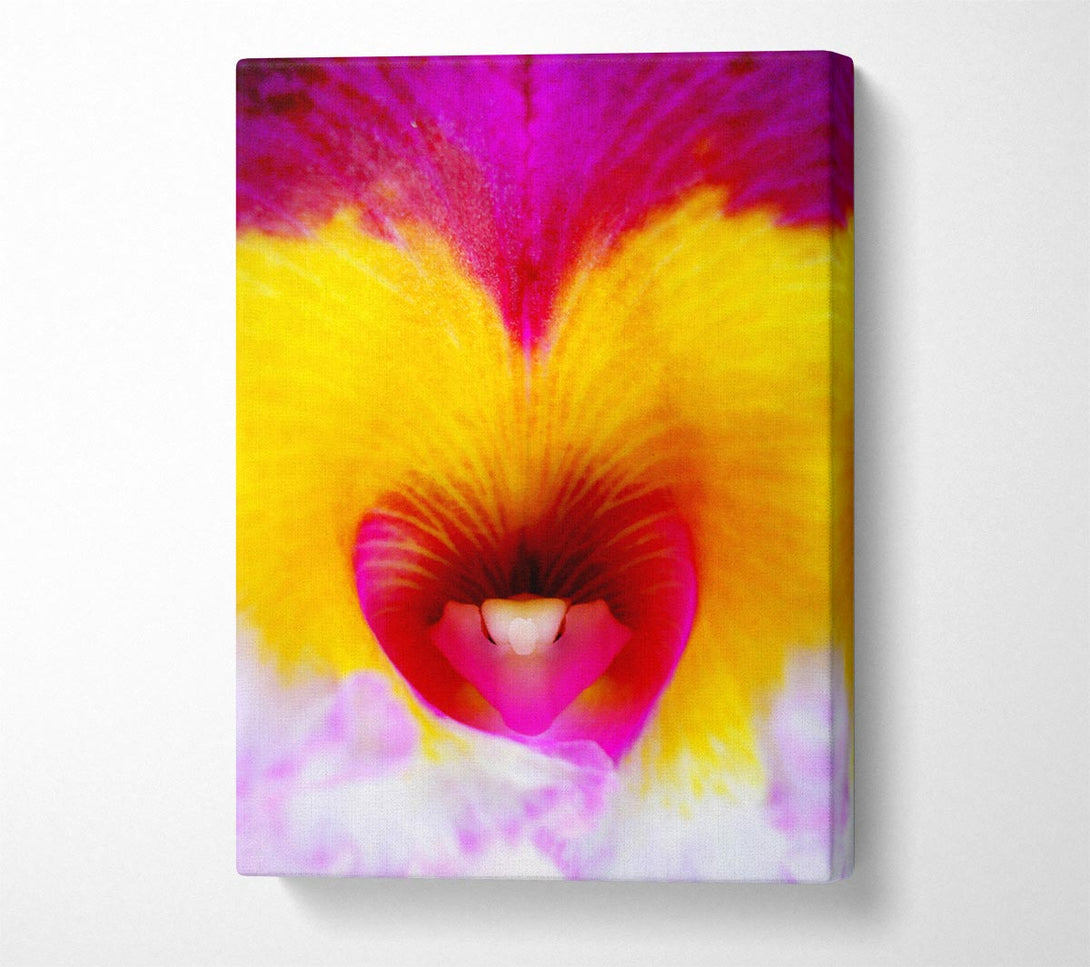  A Canvas Print of Flower Lips Canvas Wall Art