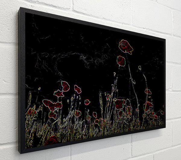 Abstarct Neon Floral 17