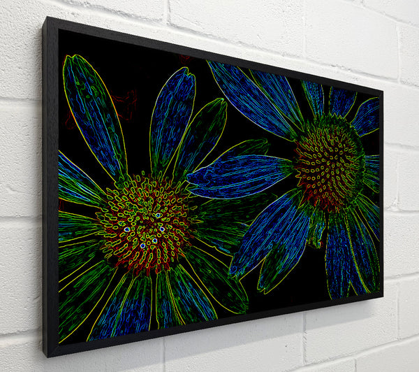 Abstarct Neon Floral 18