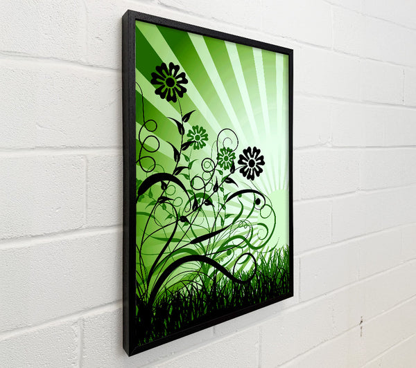Green Sunrays