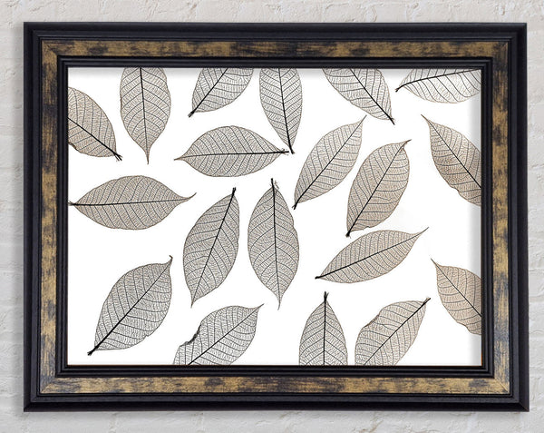 Leaves Power Framed Print