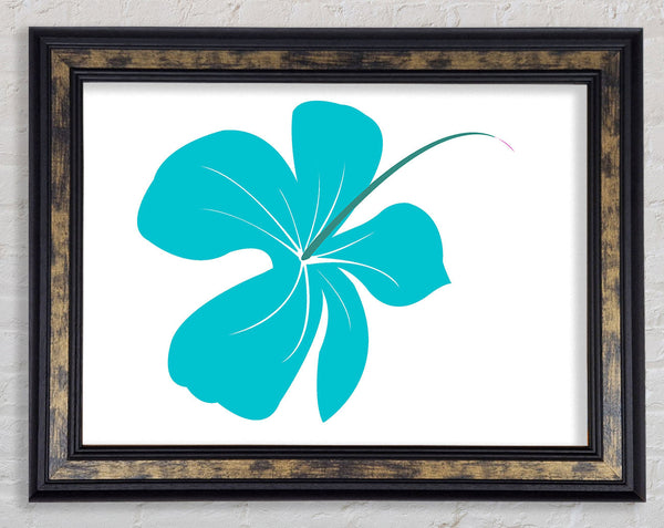 Blue Bloom Framed Print