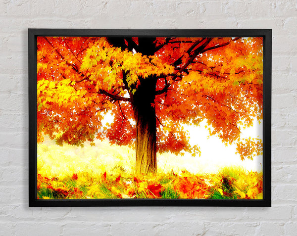 The Joy Of Autumn Framed Print