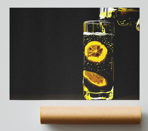 Water With Lemon Print