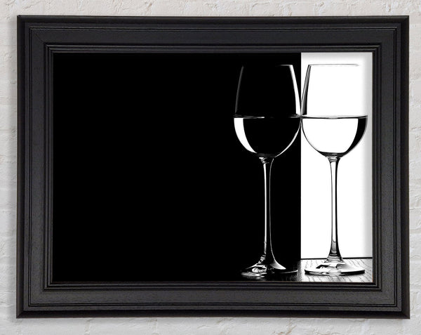 Schwarz-Weiß-Brille