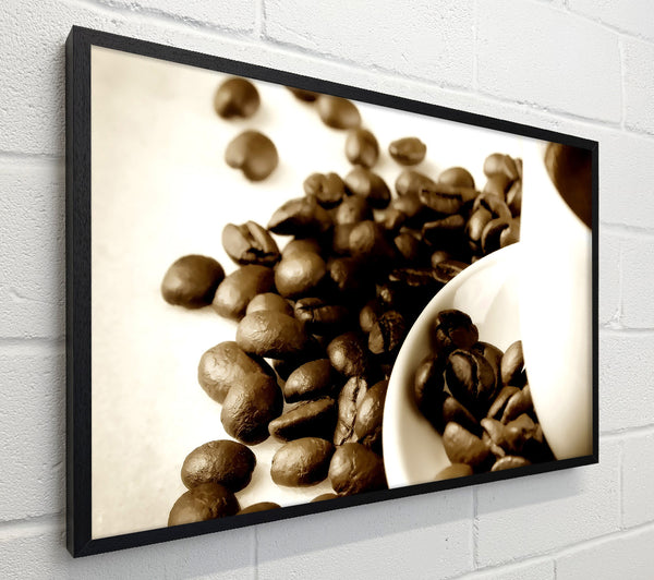 Coffee Cup With Beans