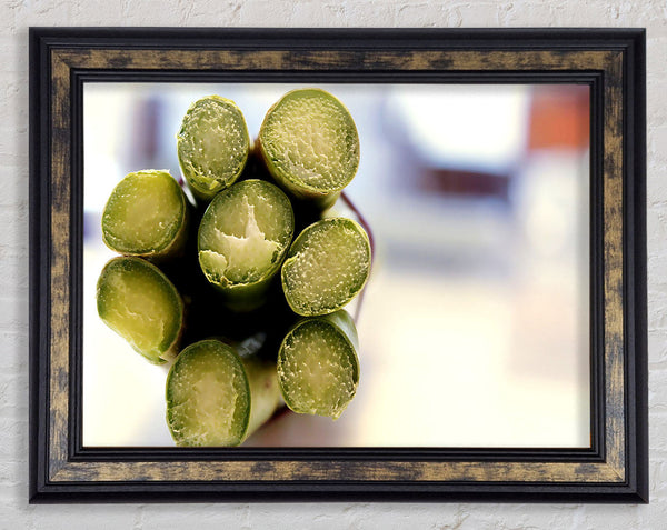 Asparagus Ends Framed Print
