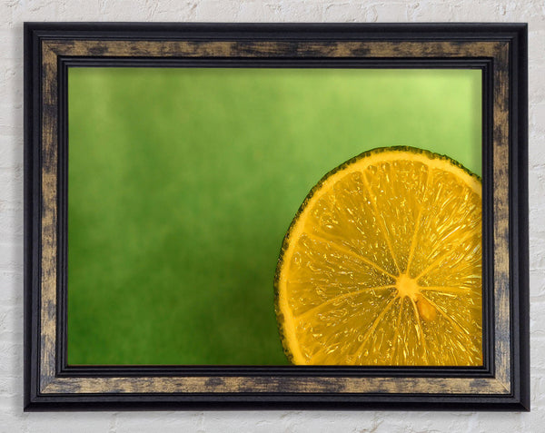 Lime Close Up Framed Print