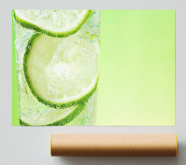 Fresh Lemonade With Lime Print