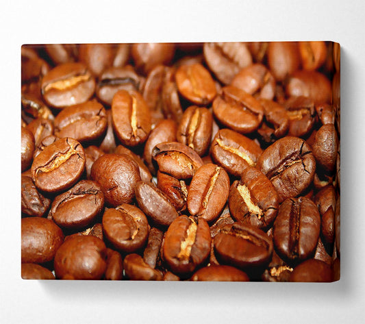 Roasted Coffee Beans Canvas Wall Art
