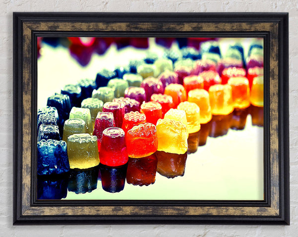 Colourful Jellies Framed Print