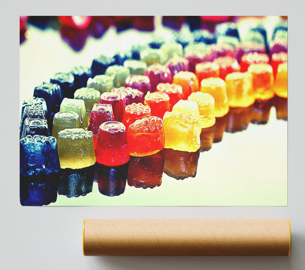 Colourful Jellies Giclee Print