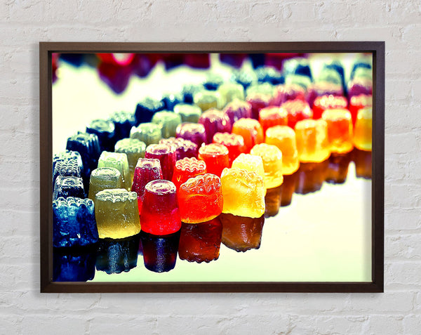 Bunte Gelees