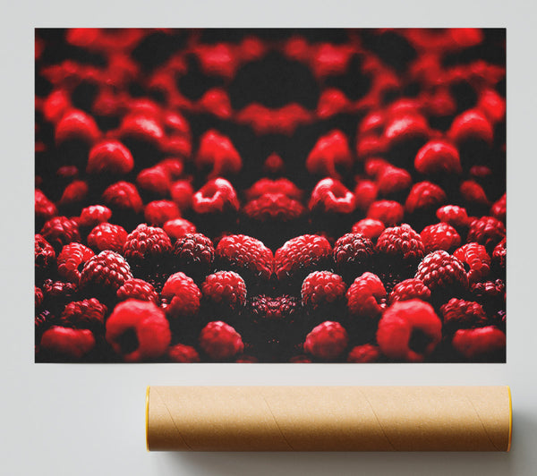 Raspberry Galour Poster