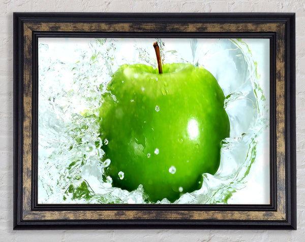 Fresh Green Apple Framed Print
