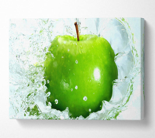 Fresh Green Apple Canvas Wall Art