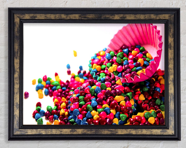 Colourful Candys Framed Print