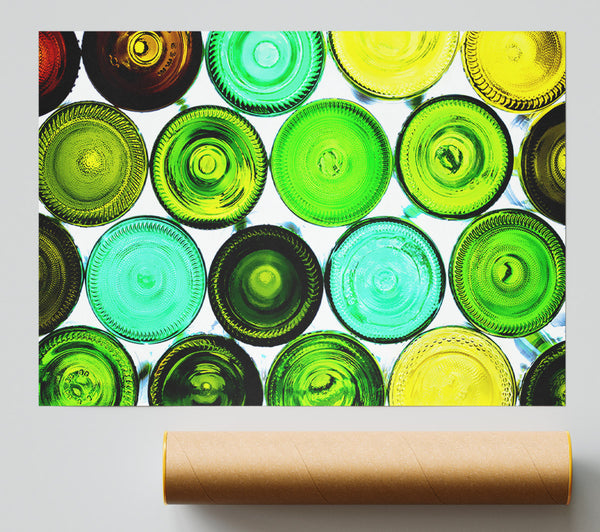 Wine Bottles Giclee Print