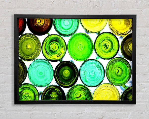 Wine Bottles Framed Print