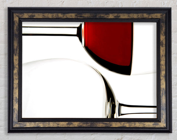 Half Full Or Half Empty Framed Print