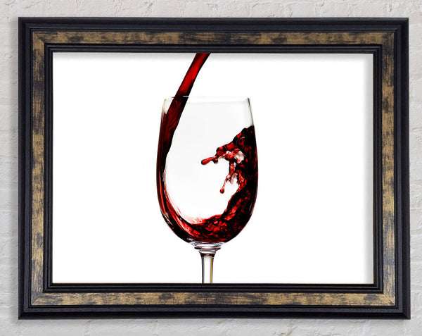 Pouring Red Wine Framed Print