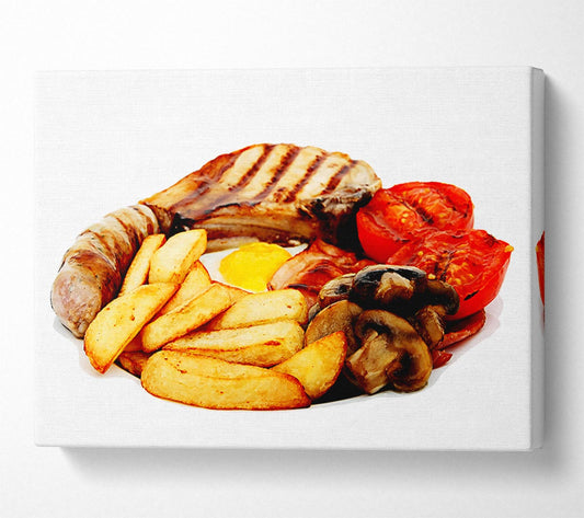 Breakfast Canvas Wall Art