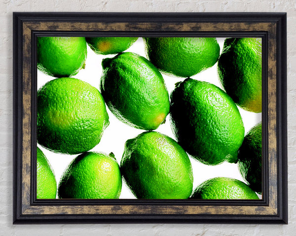 Lime Ocean Framed Print