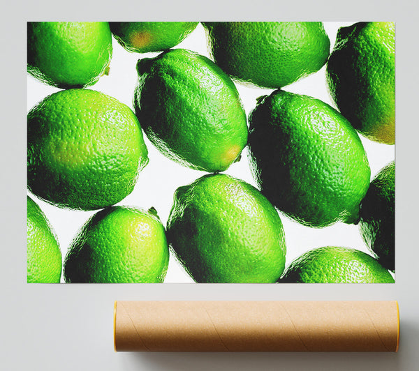 Lime Ocean Print
