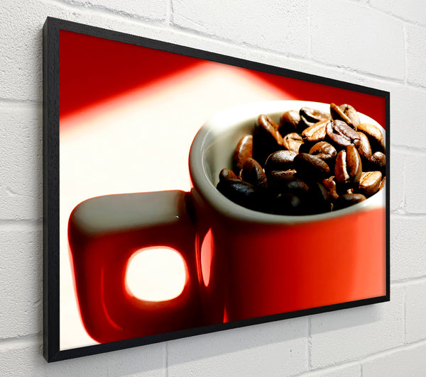 Red Coffee Bean Mug