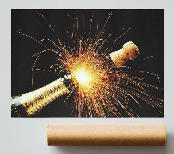 Champagne Sparkle Giclee Print