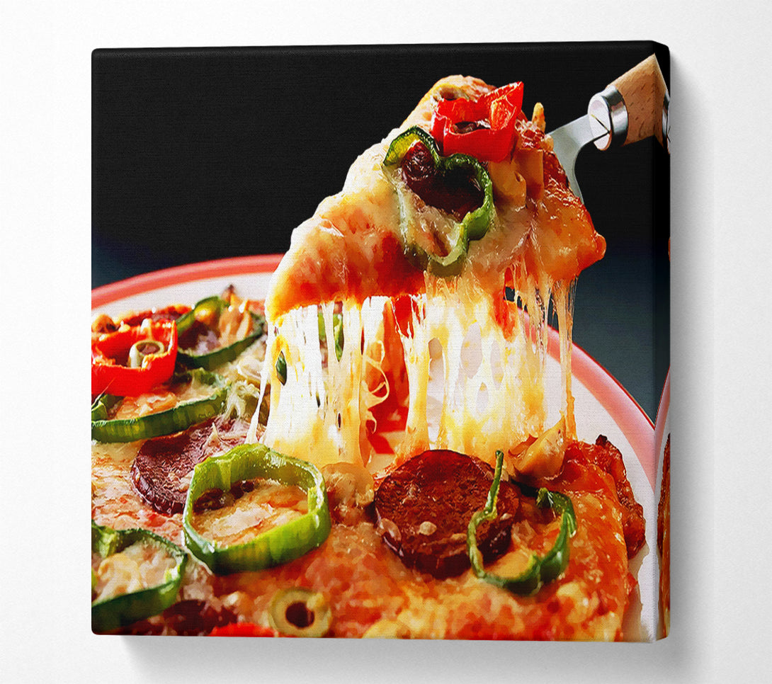  A Canvas Print of Pizza Delight Canvas Print