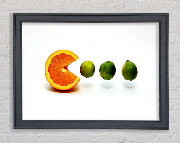 Limette isst Orange