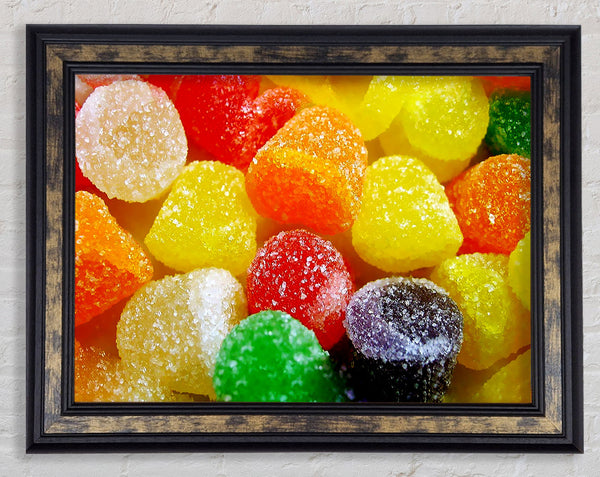 Jelly Tots Framed Print