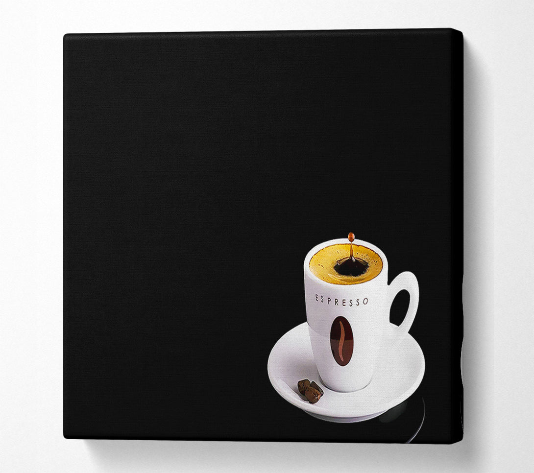  A Canvas Print of Espresso Drop Canvas Art