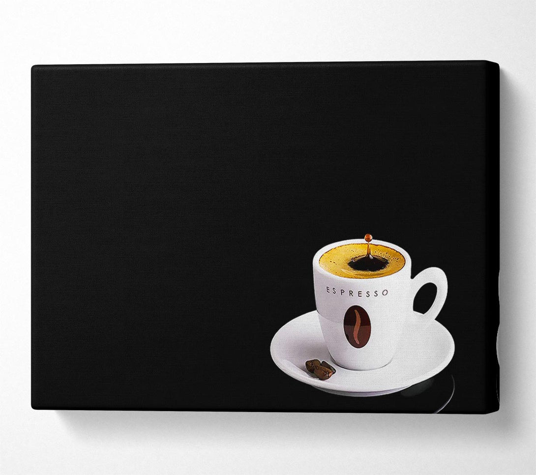  A Canvas Print of Espresso Drop Canvas Art