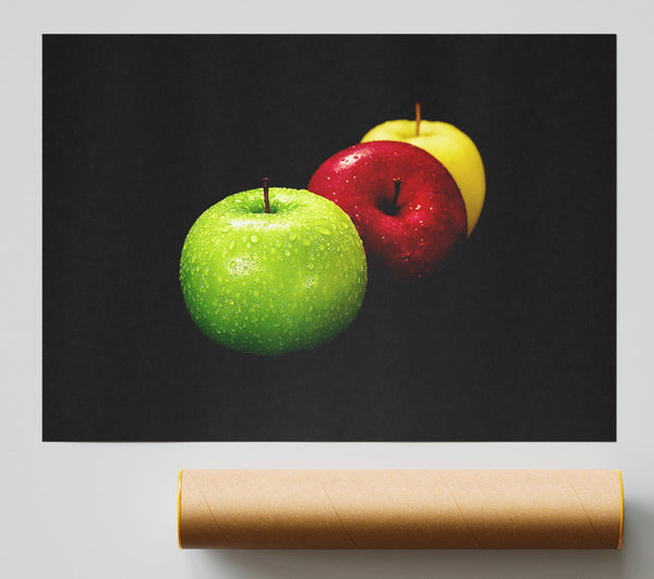 Trio Of Apples Print