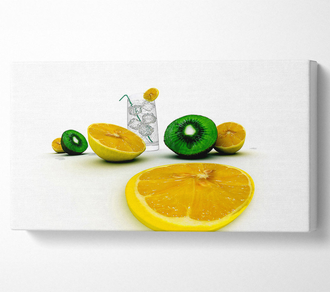  A Canvas Print of G n T Kiwi And Lemon Canvas Wall Art