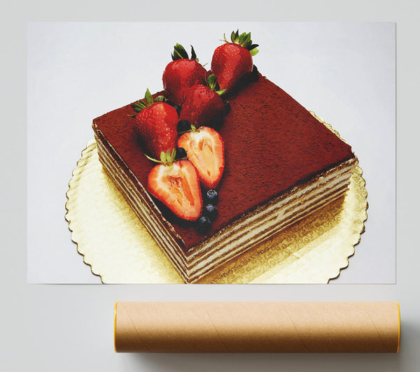 Stunning Chocolate Cake Giclee Print