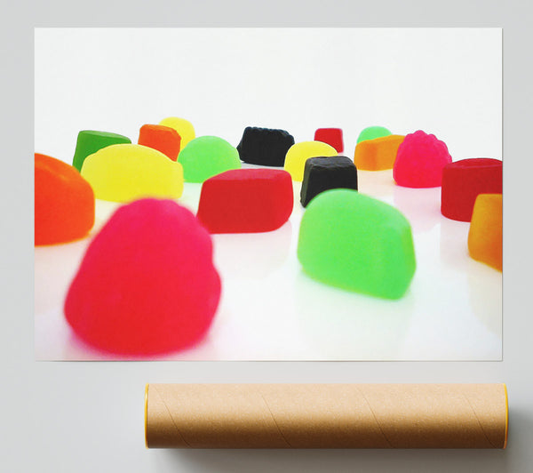 Juicy Winegums Poster