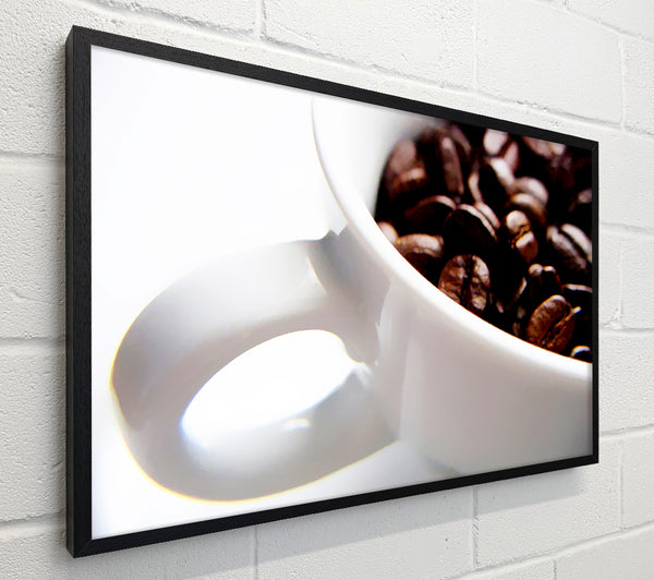 White Coffee Bean Mug