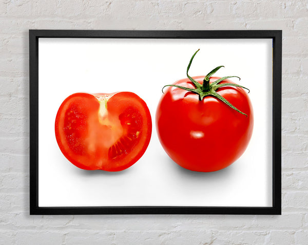 Rote Tomate in Scheiben geschnitten