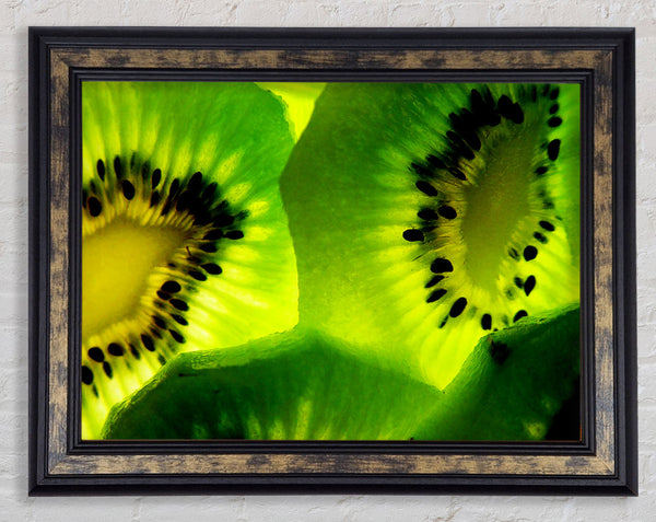 Kiwi Close-Up Framed Print
