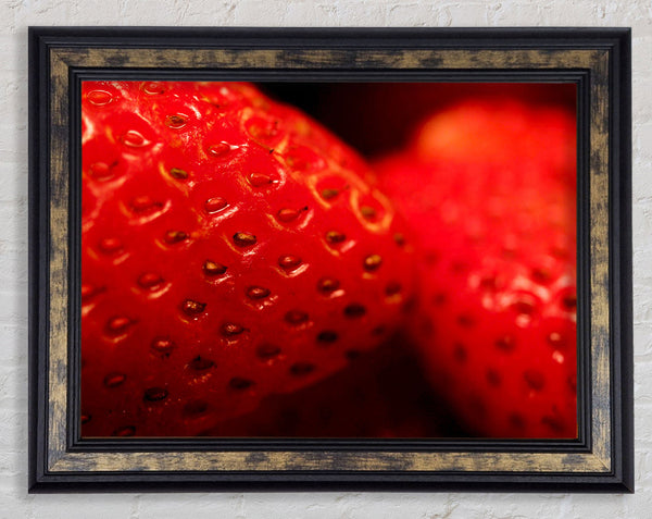 Strawberry Treat Framed Print