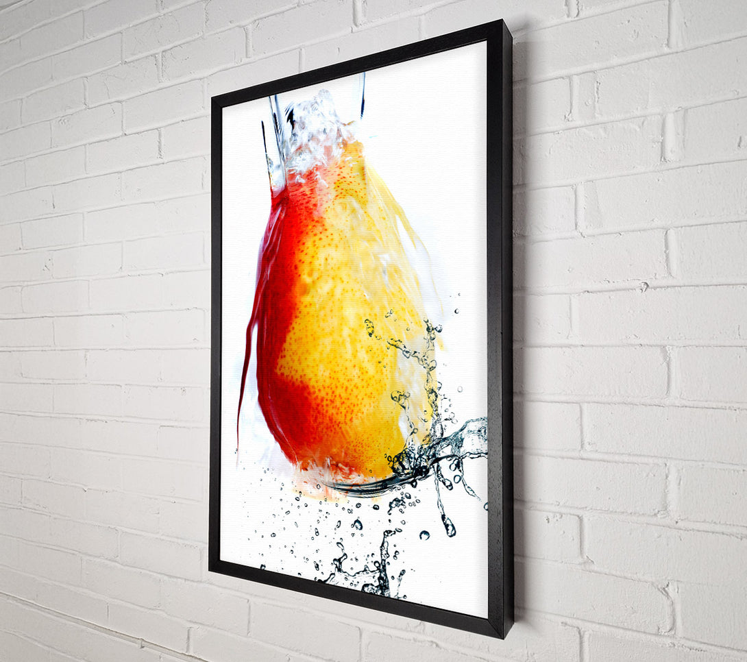  A Canvas Print of Peach Waterfall Canvas Wall Art