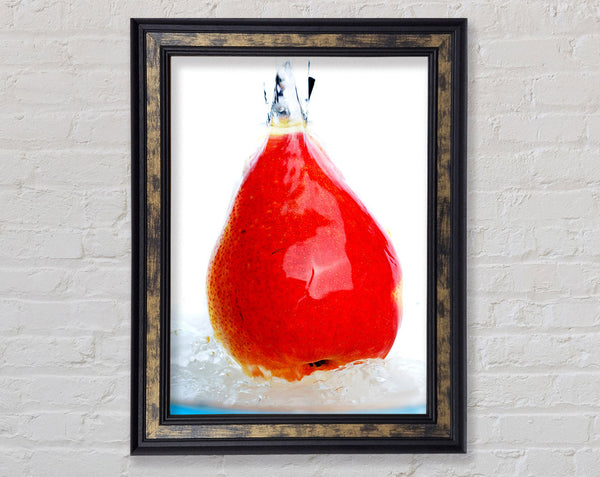 Red Pair Cascade Framed Print
