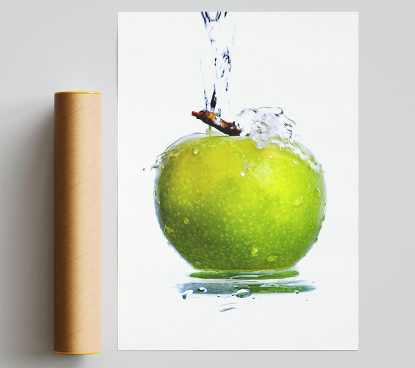 Apple Waterfall Poster